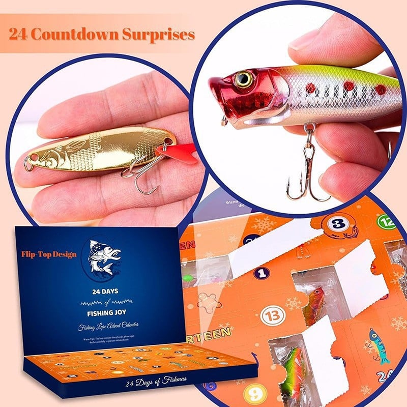 Avelena | 24 Tage Weihnachts Countdown Angeln Set