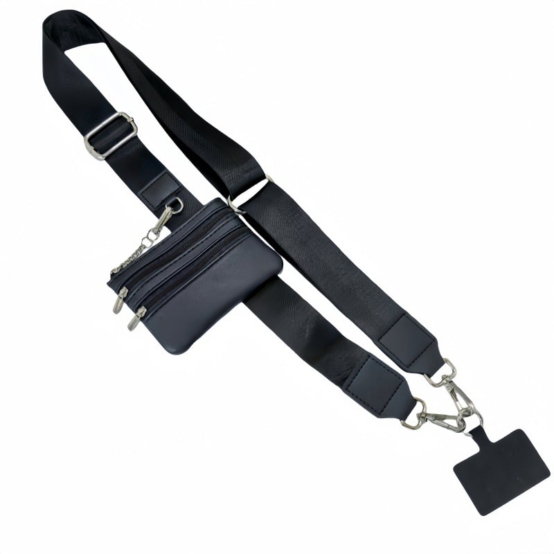 Avelena | Verstellbarer Telefon Lanyard Crossbody Gurt mit Geldbörse