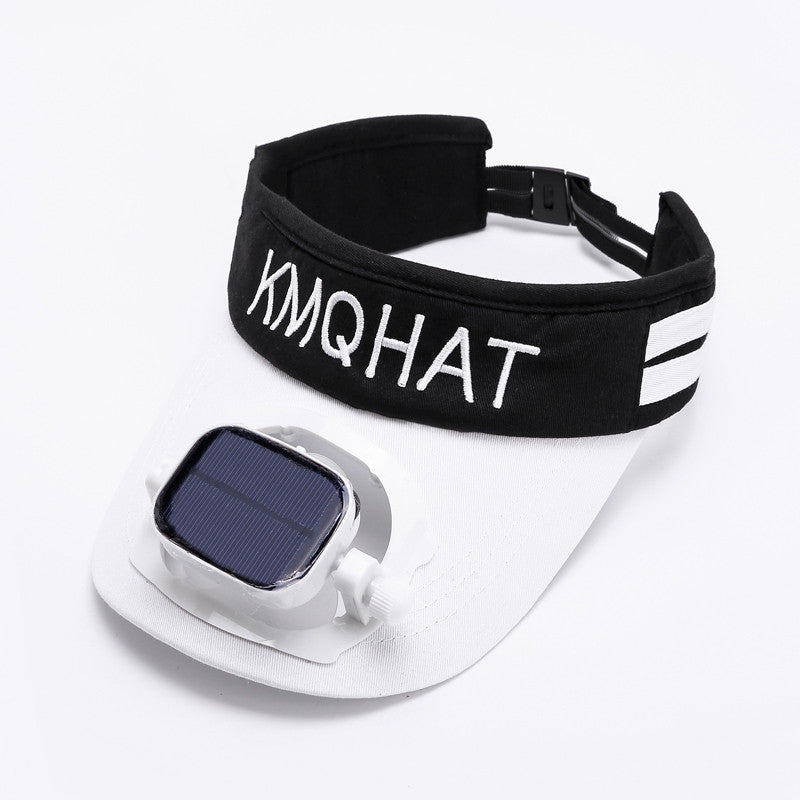 Avelena | Sonnenblendenhut mit solarbetriebenem Ventilator, für Camping, Wandern