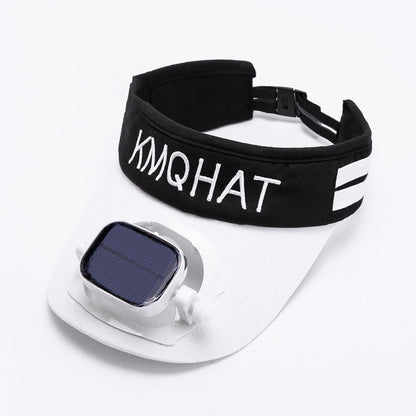 Avelena | Sonnenblendenhut mit solarbetriebenem Ventilator, für Camping, Wandern