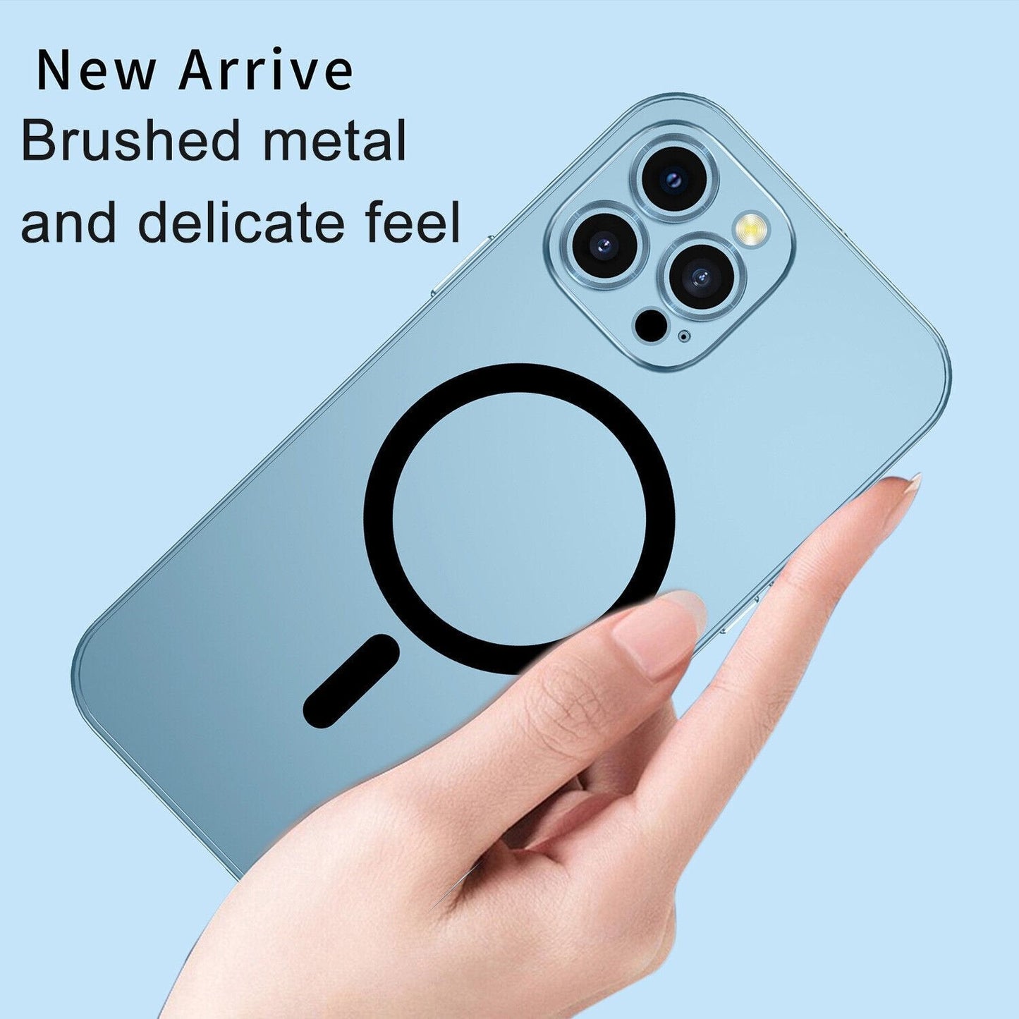 Avelena | Lade Aluminium Metall Bumper Matte Hülle für Iphone