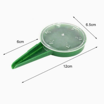 Avelena | SeedMate – Pflanz-Dibber mit 12-Loch-Schablone
