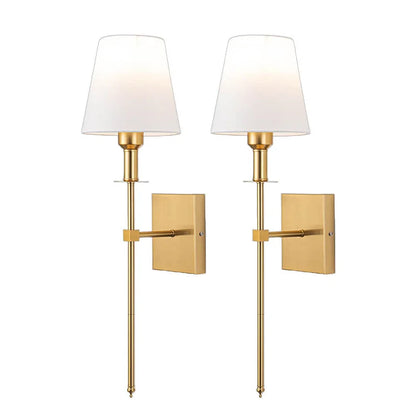 Avelena | Wiederaufladbares kabelloses Wandlicht-Set (2er-Pack) - Batterie-betriebene Innen- und Außenbeleuchtung für Zuhause, Terrasse und Garten