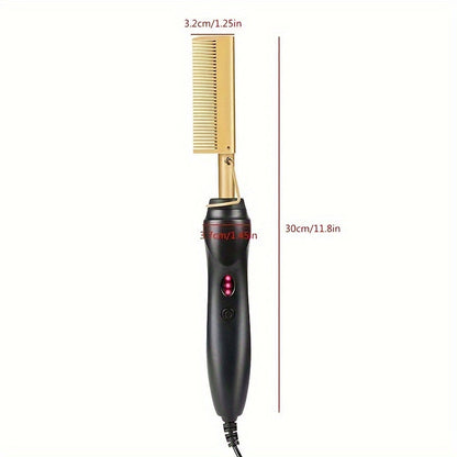 Avelena | WaveLine | Schnell erhitzender Glatt- und Lockenkamm für alle Haartypen