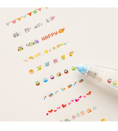 Avelena | DIY Spitze Dekoration Klebeband Stift