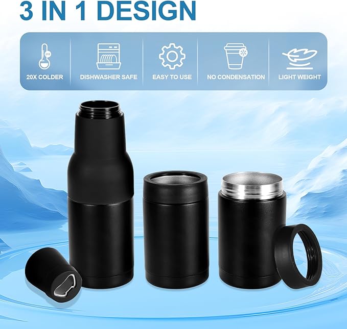 Avelena | Bierflasche und Dosen Kühler mit Flaschenöffner