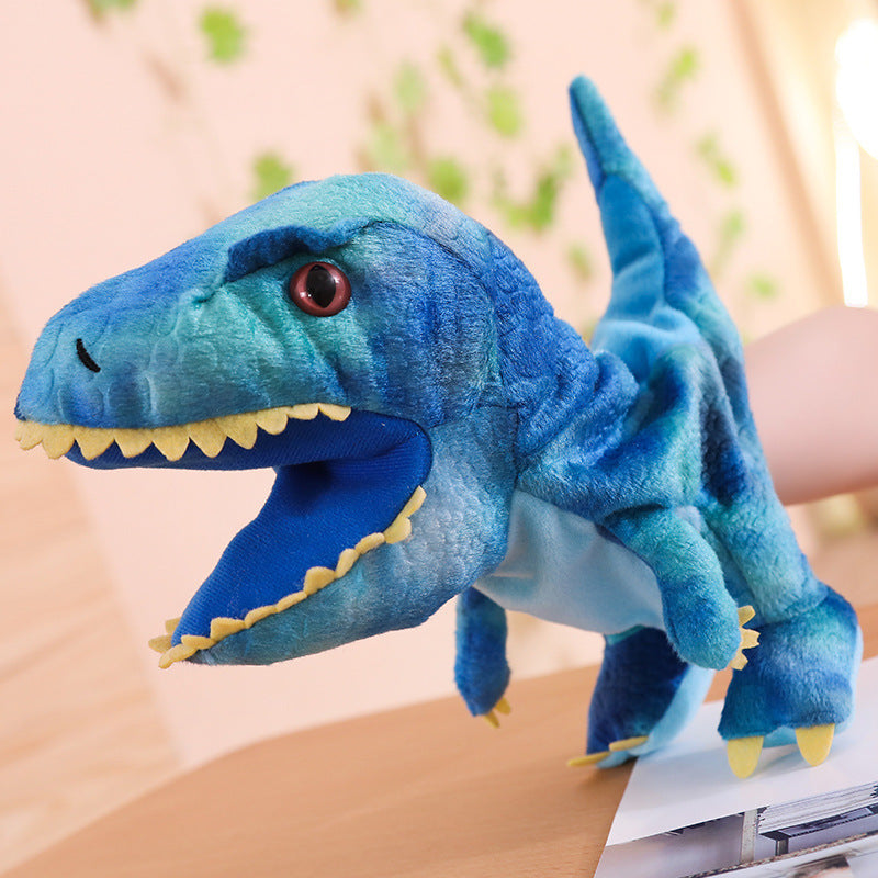 Avelena | Dinosaurier Handpuppe-Blau