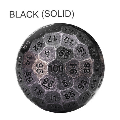 Avelena | 100-seitiger Polyeder-Metallwürfel mit Nummerierung, entworfen für große Partys und mehr Möglichkeiten