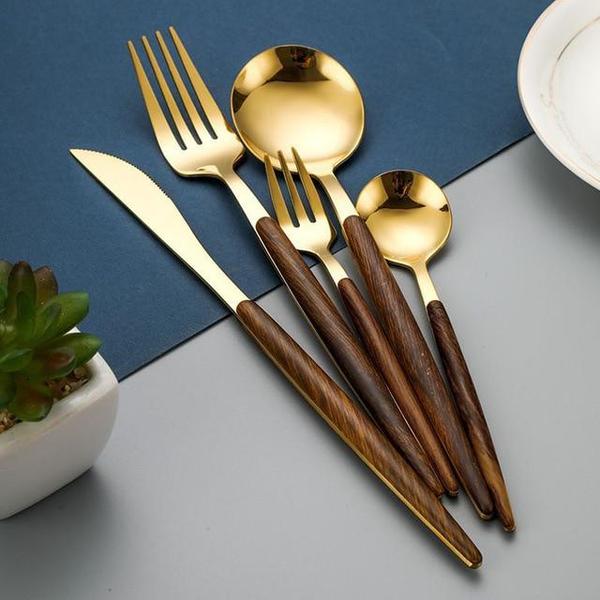 Avelena | Holzgriff Besteckset