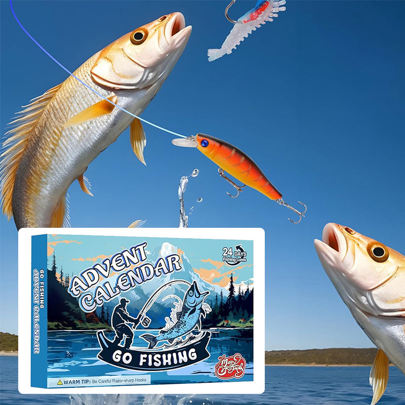 Avelena | Vorverkauf>>24 Tage Weihnachts Countdown Fisch Angelset