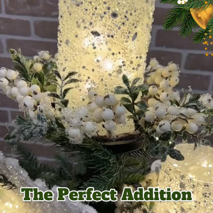 Avelena | Weihnachtsbaum Topper Regal | 3-stufig | Schwarz | Metall