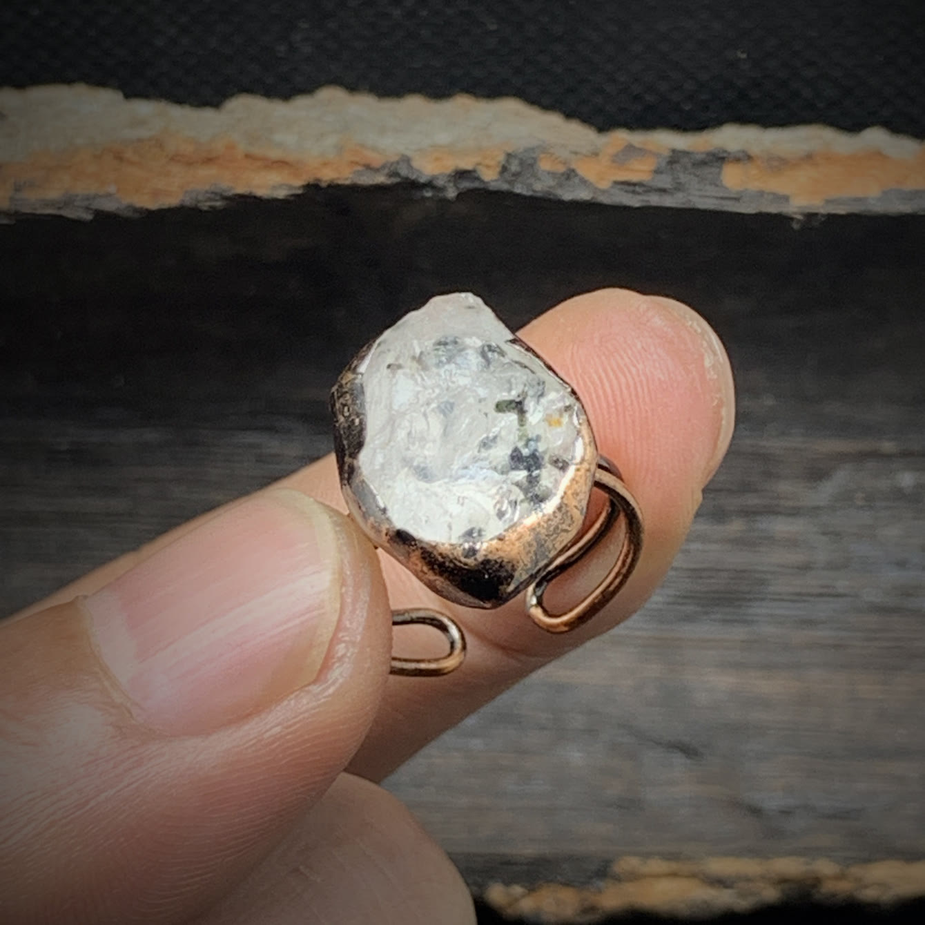 Avelena | Natürlich Unbehandelter Geburtsstein Ring Selina