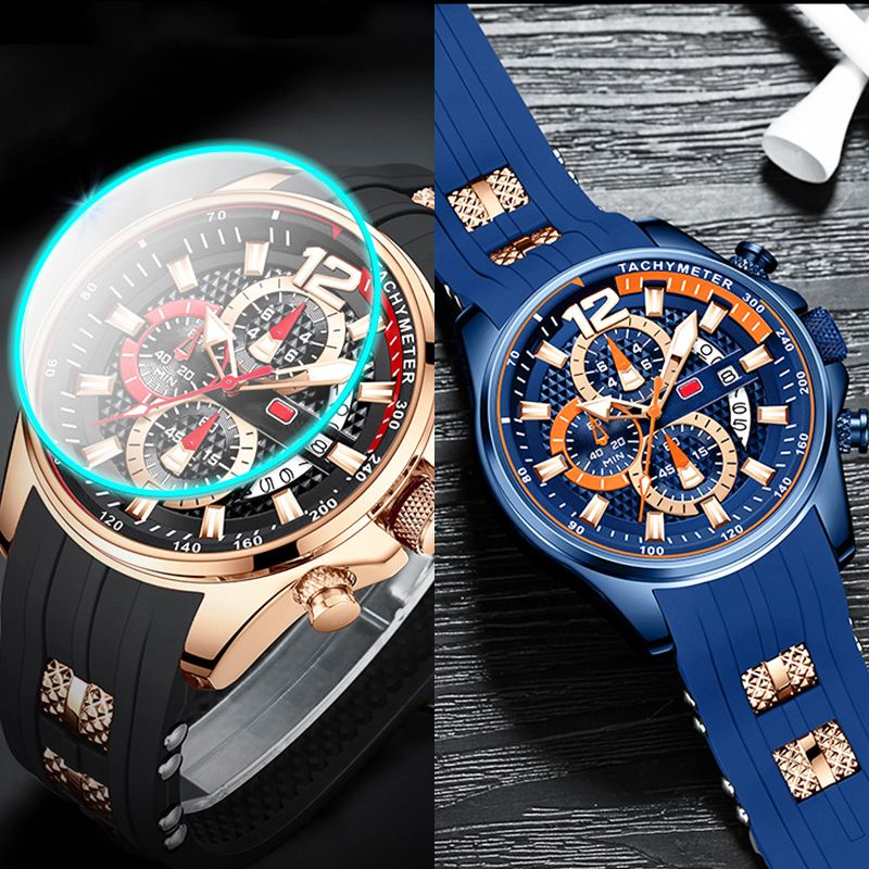 Avelena | Wasserdichte Motorsport-Uhr für Männer mit leuchtend