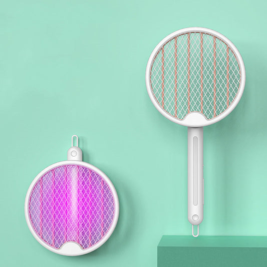 Avelena | Zusammenklappbare wiederaufladbare elektrische Fliegenklatsche mit UV-Licht, für Mücke, Fliege, Gnitze, Wespe