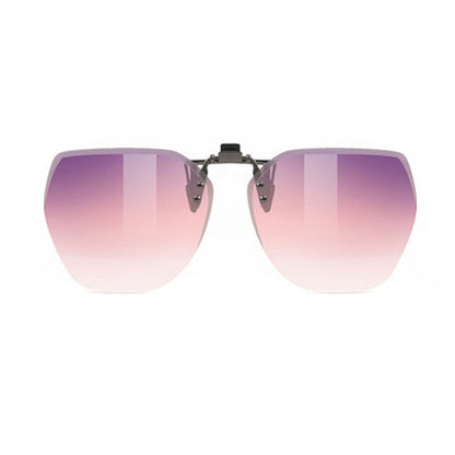 Avelena | Clip-onRandlose polarisierte Sonnenbrillen, mit Blendschutz und hochklappbarem Design, für Outdoor/Fahren