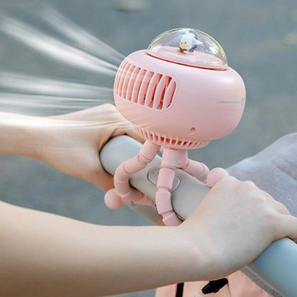 Avelena | Tragbarer wiederaufladbarer Clip-Kinderwagenventilator, mit 130¬∞ Oszillation & flexiblem Stativ