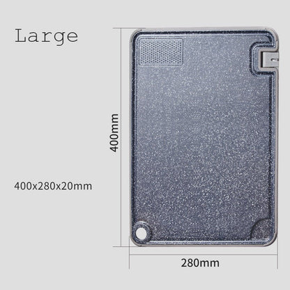 Avelena | Schneidebrett mit integriertem Messerschärfer, Knoblauchreibe, Saftauffang und rutschfester Unterseite, für Fleisch, Gemüse, Käse