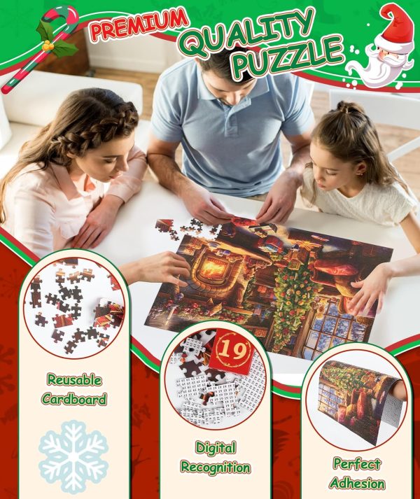 Avelena | Puzzleadvent 24 Puzzleteile Adventskalender Kalender - Zufälliges Design