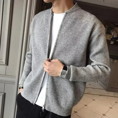 Avelena | Herren-Strickjacke mit Reißverschluss