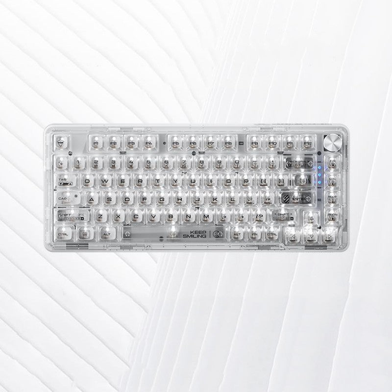 Avelena | Verdrahtet Transparente Keycap Box Mechanische Tastatur