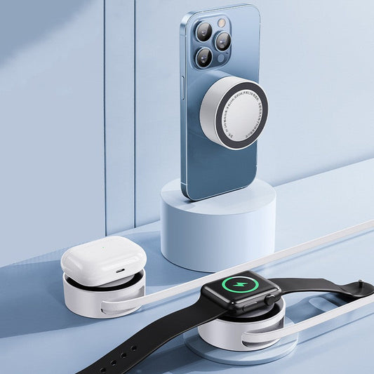 Avelena | 3-in-1 tragbares magnetisches kabelloses Ladegerät