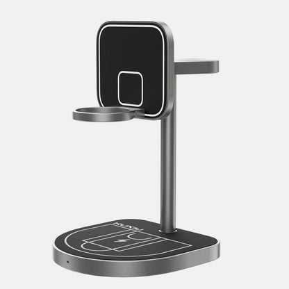 Avelena | 3-in-1 Basketball-Stil Magnetischer Kabelloser Ladegerät