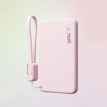 Avelena | Ultra-Dünne Farbige Magnetische Lade-Powerbank Mit Eingebautem Lanyard