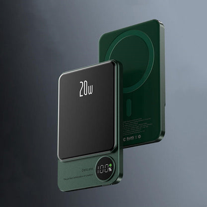 Avelena | 10000mAh Mini tragbare LED Digitalanzeige Magnet schnelles Lade-Powerbank