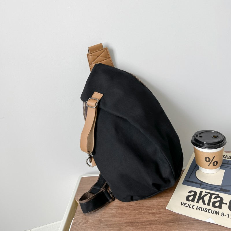 Avelena | Canvas Casual Minimalistisch Große Kapazität Ein Schulter Umhängetasche