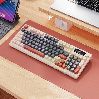 Avelena | Wiederaufladbare Silent Dual Mode Bluetooth Drahtlose Tastatur
