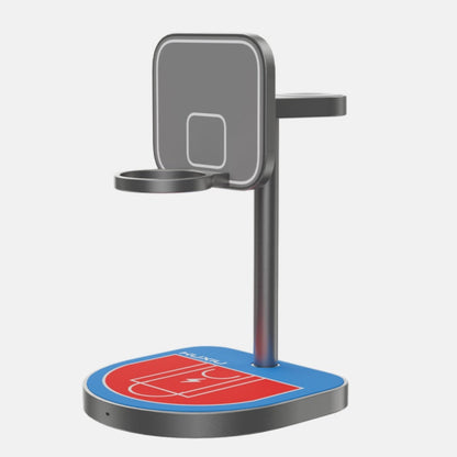 Avelena | 3-in-1 Basketball-Stil Magnetischer Kabelloser Ladegerät