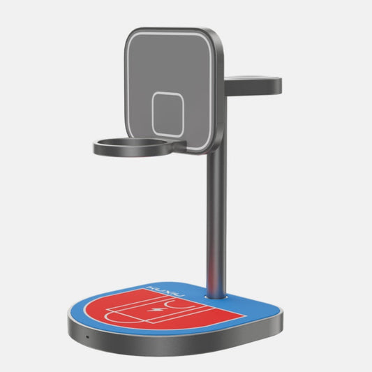 Avelena | 3-in-1 Basketball-Stil Magnetischer Kabelloser Ladegerät