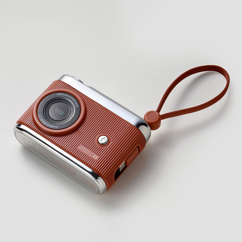 Avelena | 10000mAh Kompakte Tragbare Powerbank Mit Integrierten Kabeln