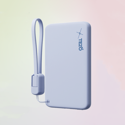 Avelena | Ultra-Dünne Farbige Magnetische Lade-Powerbank Mit Eingebautem Lanyard