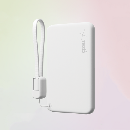 Avelena | Ultra-Dünne Farbige Magnetische Lade-Powerbank Mit Eingebautem Lanyard