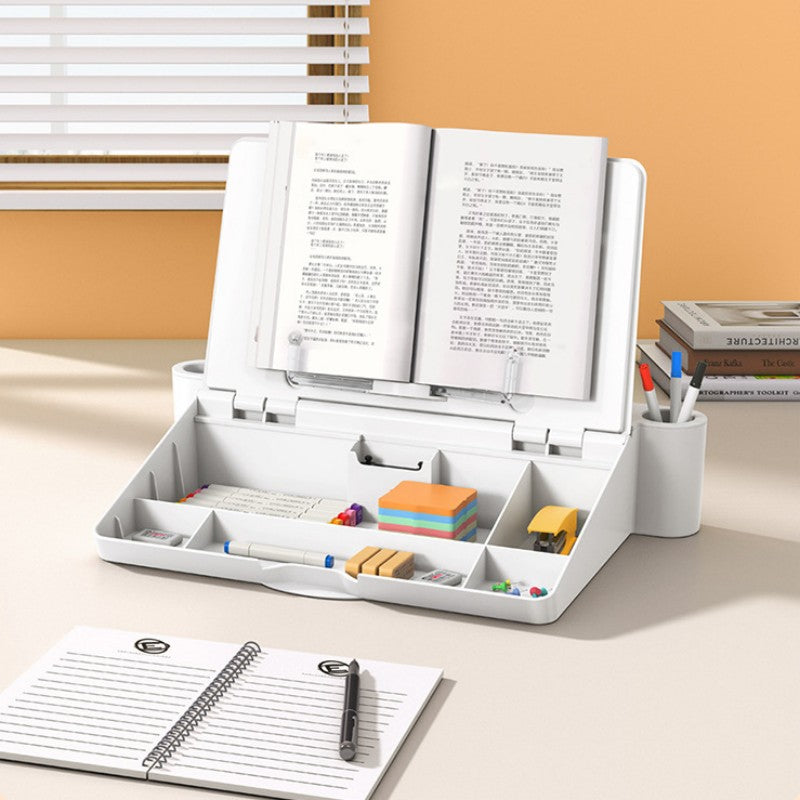 Avelena | Drei-in-Eins Lesehalter, Whiteboard und Aufbewahrungsbox Desktop Halter