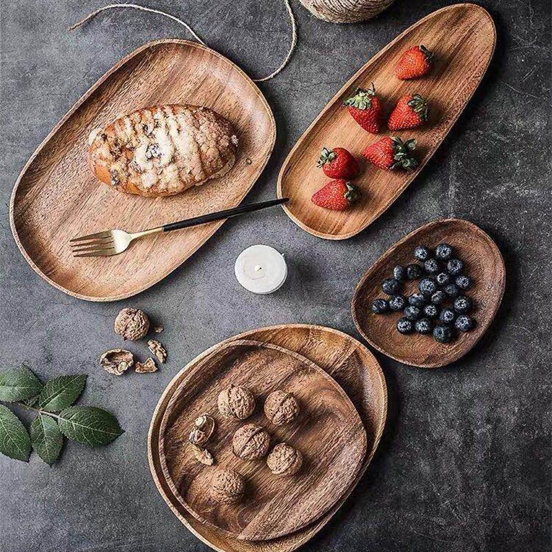 Avelena | Drei Servierplatten mit Griff, Elegantes Runddesign für Tee, Vorspeisen und Desserts