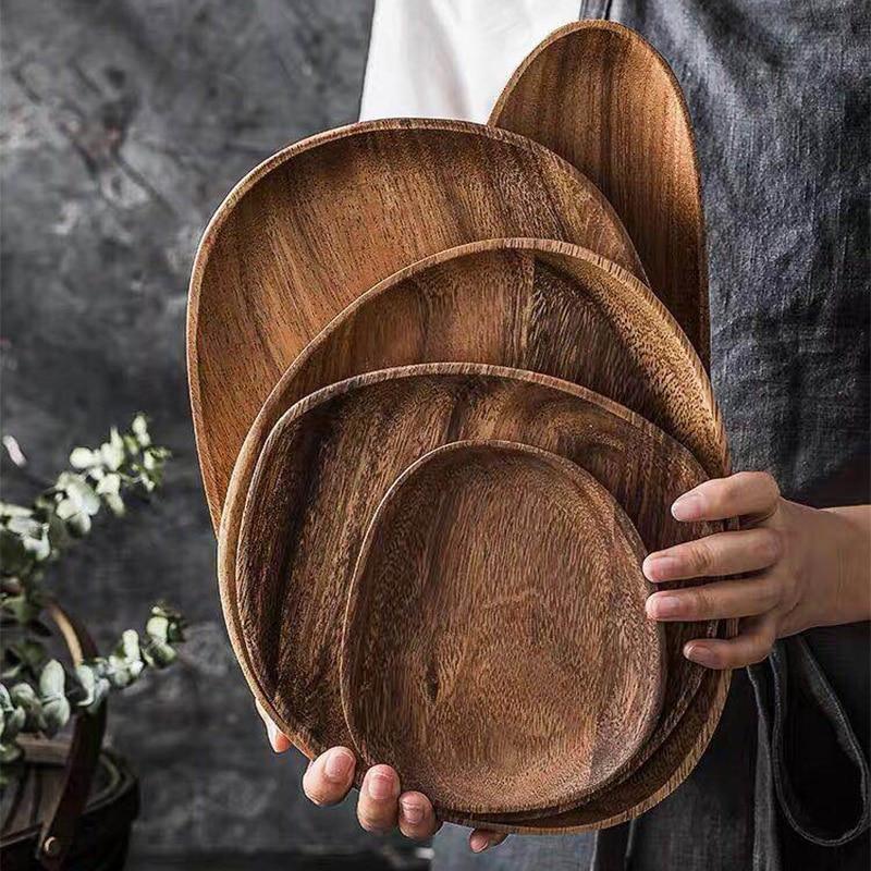 Avelena | Drei Servierplatten mit Griff, Elegantes Runddesign für Tee, Vorspeisen und Desserts