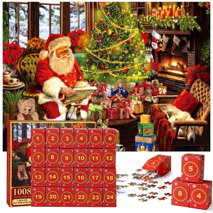 Avelena | Puzzleadvent 24 Puzzleteile Adventskalender Kalender - Zufälliges Design