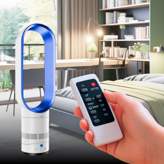Avelena | AirSphere | blattfreier Ventilator – Stille Kühlung für den ganzen Raum