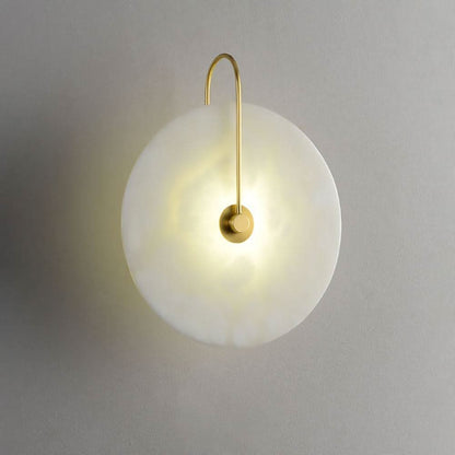 Avelena | Alabaster LED Wandleuchte – Modernes Ambientebeleuchtung