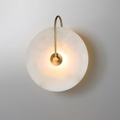 Avelena | Alabaster LED Wandleuchte – Modernes Ambientebeleuchtung