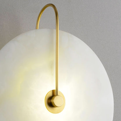 Avelena | Alabaster LED Wandleuchte – Modernes Ambientebeleuchtung