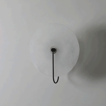 Avelena | Weiße Alabaster-Wandlampe