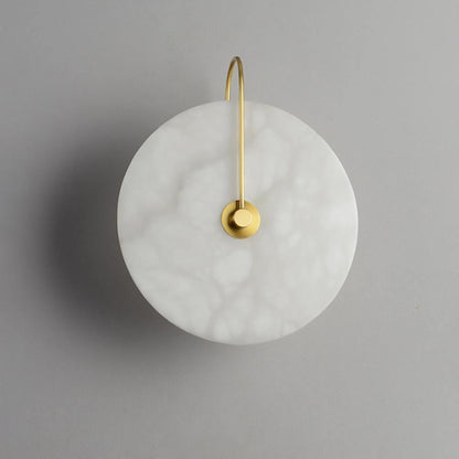 Avelena | Weiße Alabaster-Wandlampe
