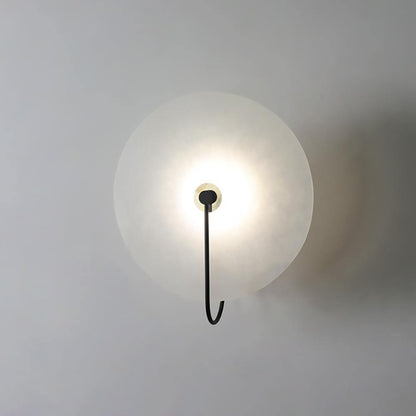 Avelena | Weiße Alabaster-Wandlampe