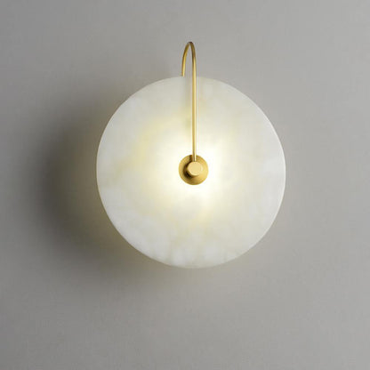 Avelena | Weiße Alabaster-Wandlampe