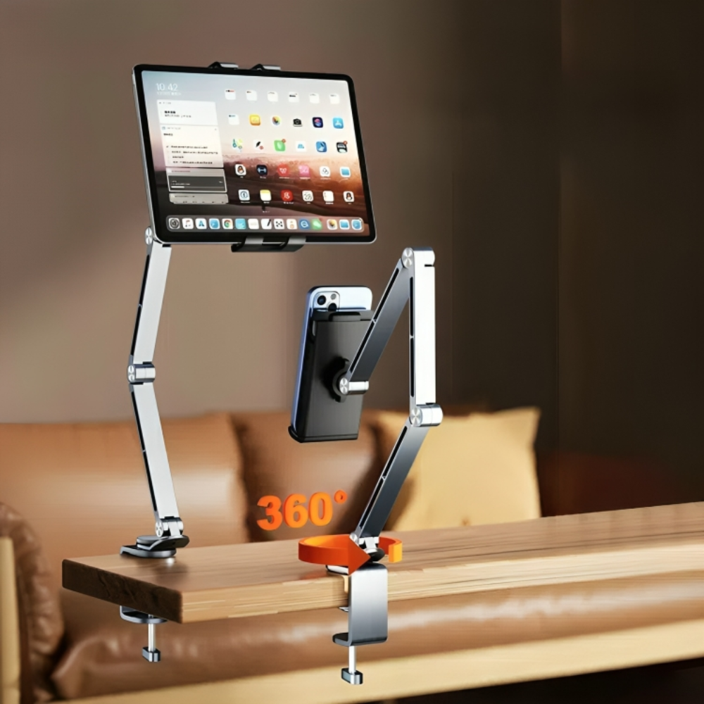Avelena | Altivo – 360° verstellbarer Aluminiumständer für Tablets & Smartphones