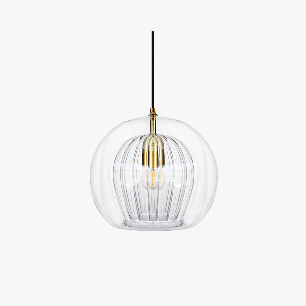 Avelena | ShineSphere - Amber Pendelleuchte mit strahlender Eleganz