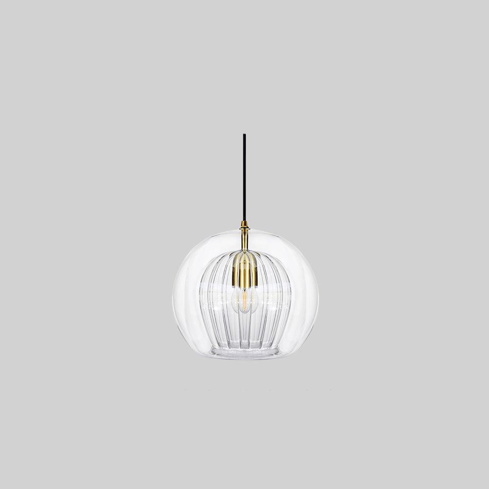 Avelena | ShineSphere - Amber Pendelleuchte mit strahlender Eleganz